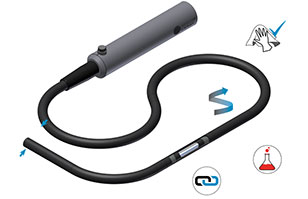 EBS-6900小字符噴碼機超韌性喉管可折疊30萬次！