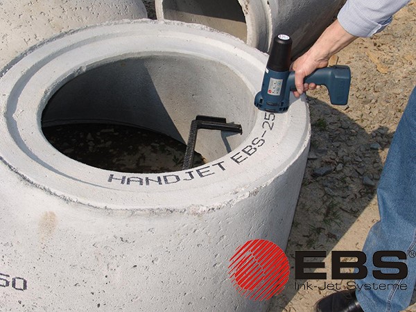 手持噴碼機水泥件